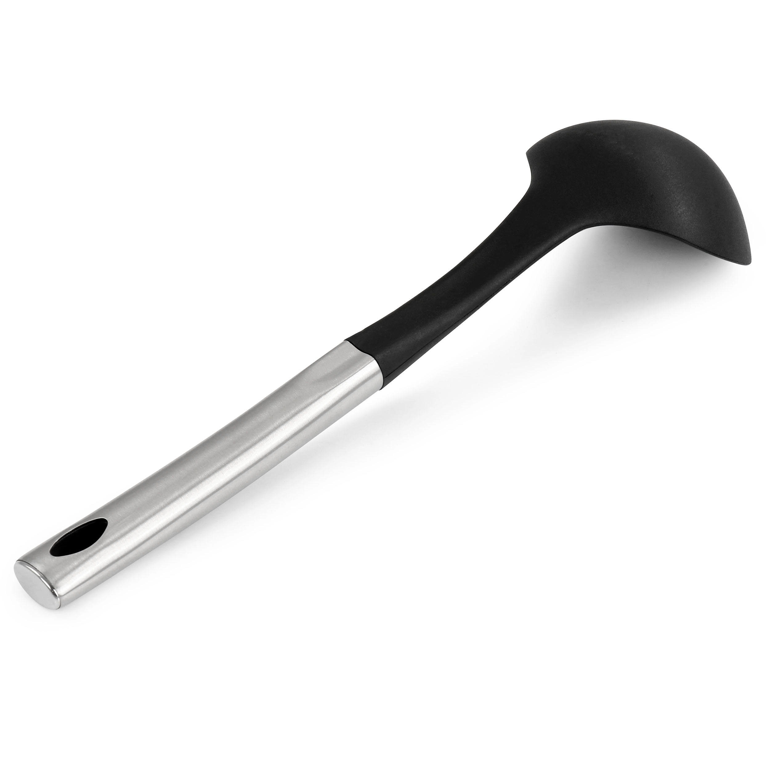 Oster Baldwyn Nylon Ladle Kitchen Utensil with Stainless Steel Handle
