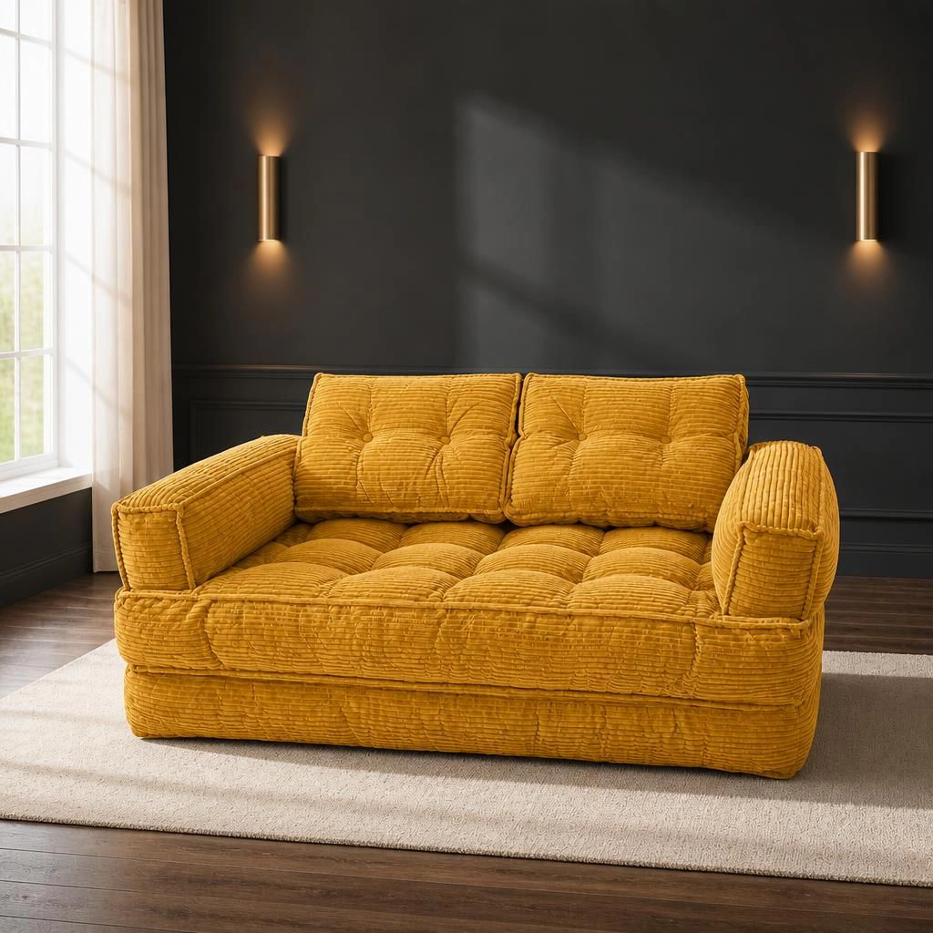 GOODSILO Convertible Foam Folding Guest Sofa Bed