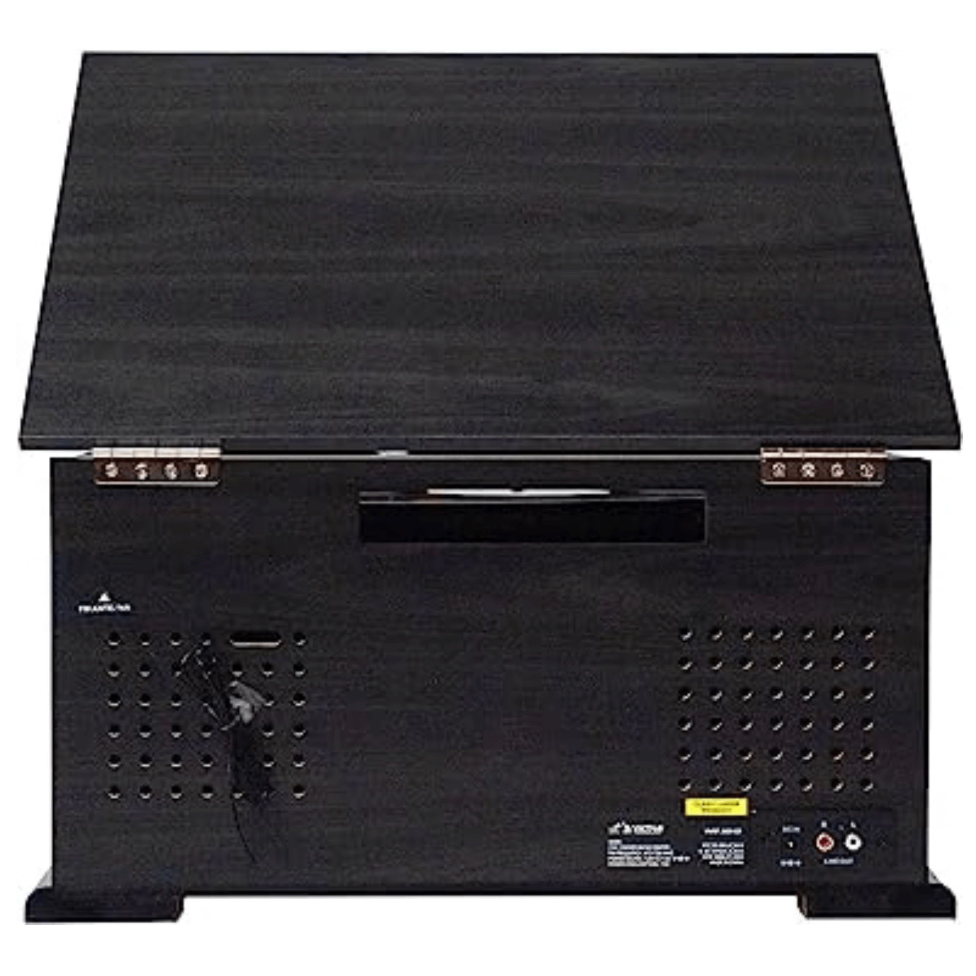 Victor State 7-in-1 Wood Music Center with 3-Speed Turntable