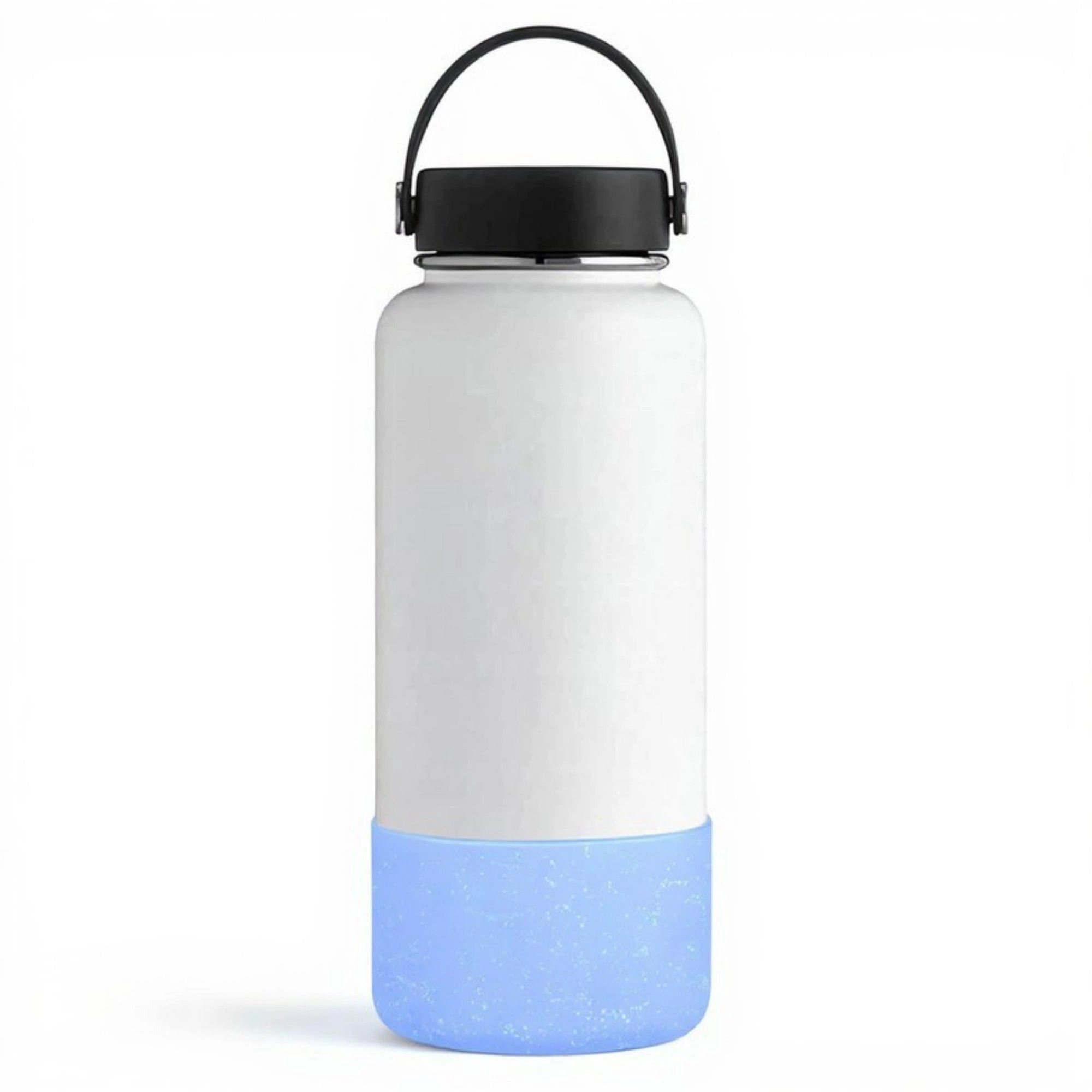 Alilang Women Silicone Bottle Protective Boot Sleeve for Reusable Water Bottles with Shock Absorbing Base 6-Piece Set 3i