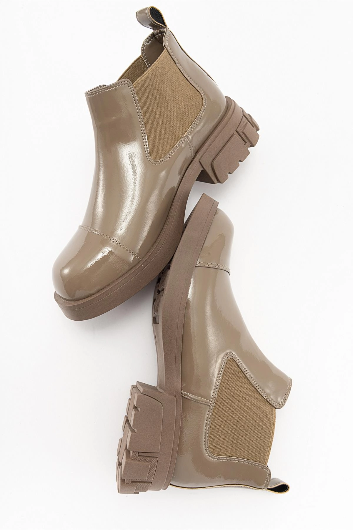 Prologue Shoes Womens Cafune Patent Platform Boot