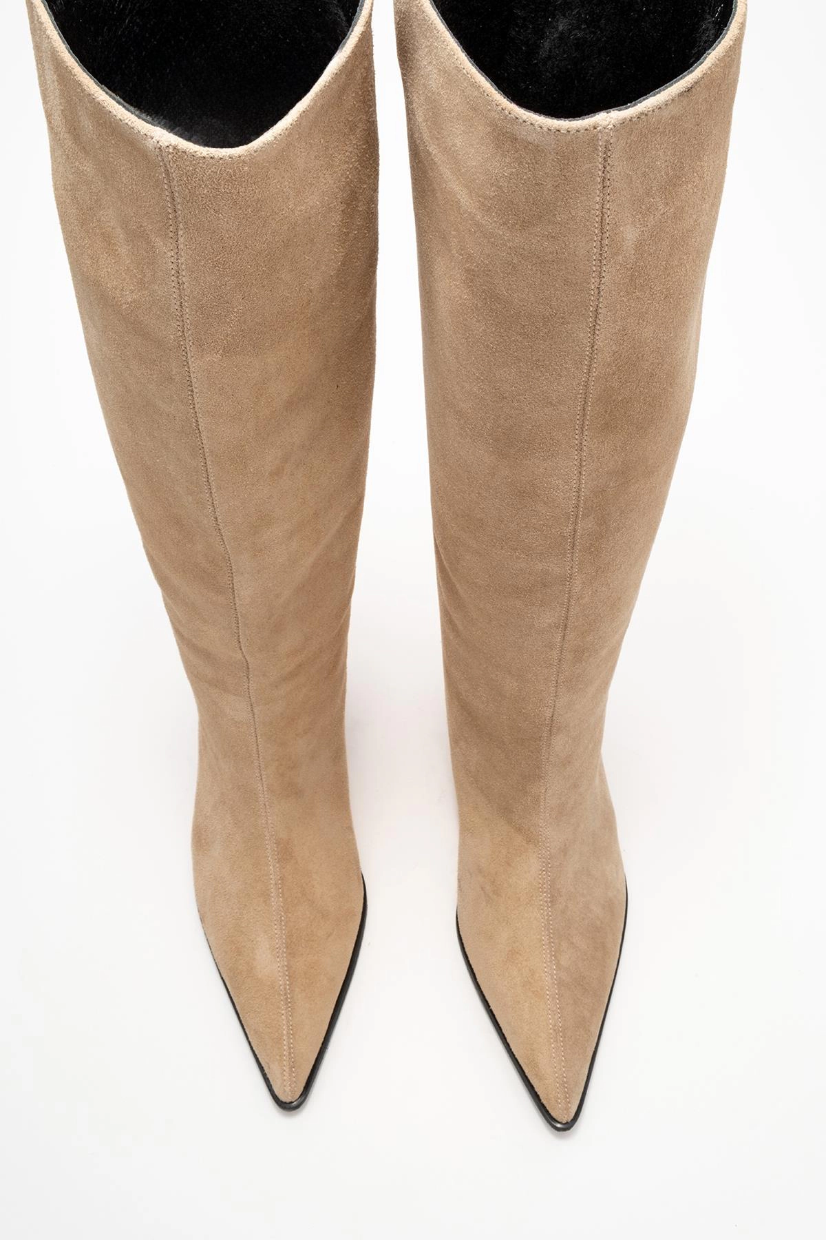 Forever & Always Womens Siora Leather Knee High Boots