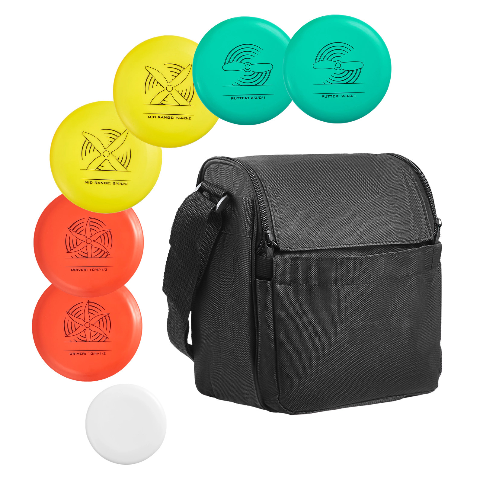 HONGGE Disc Golf Set Beginners Flying Discs Starter for with Putter Mid-Range Driver Mini Marker