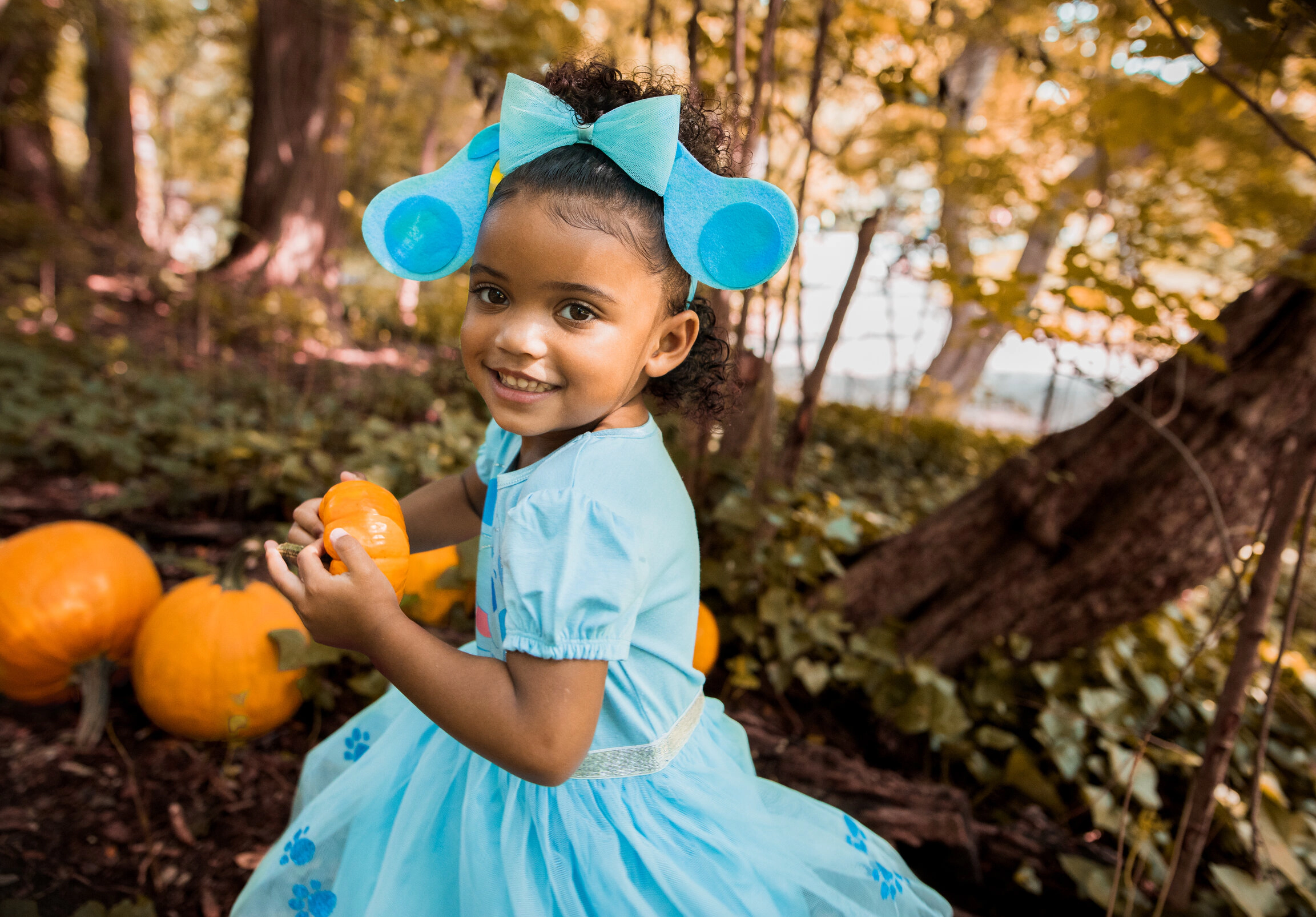 BLUE'S CLUES & YOU Girls' 2-Piece Cosplay Tutu Dress and Headband Set