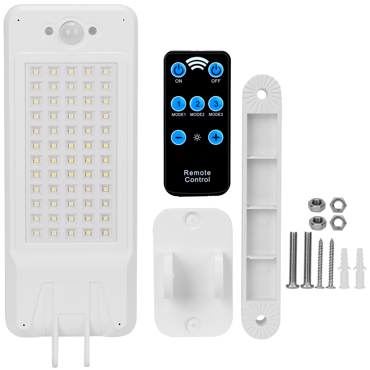 GBruno Solar 60-LED Motion Sensor Wall Light