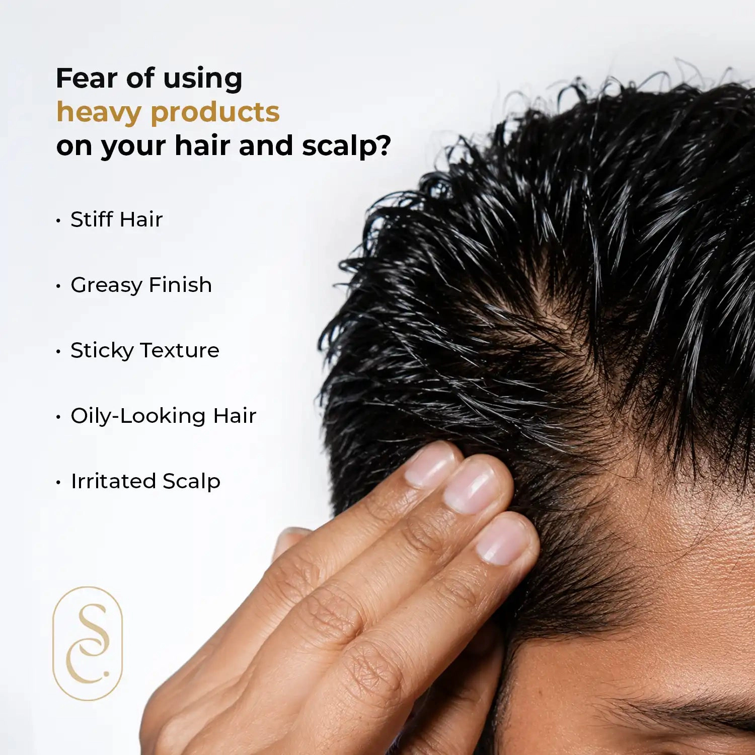 Skin Centrick | Hair Pomade | Strong Hold Styling | Argan Oil | Frizz Control | 95 ml