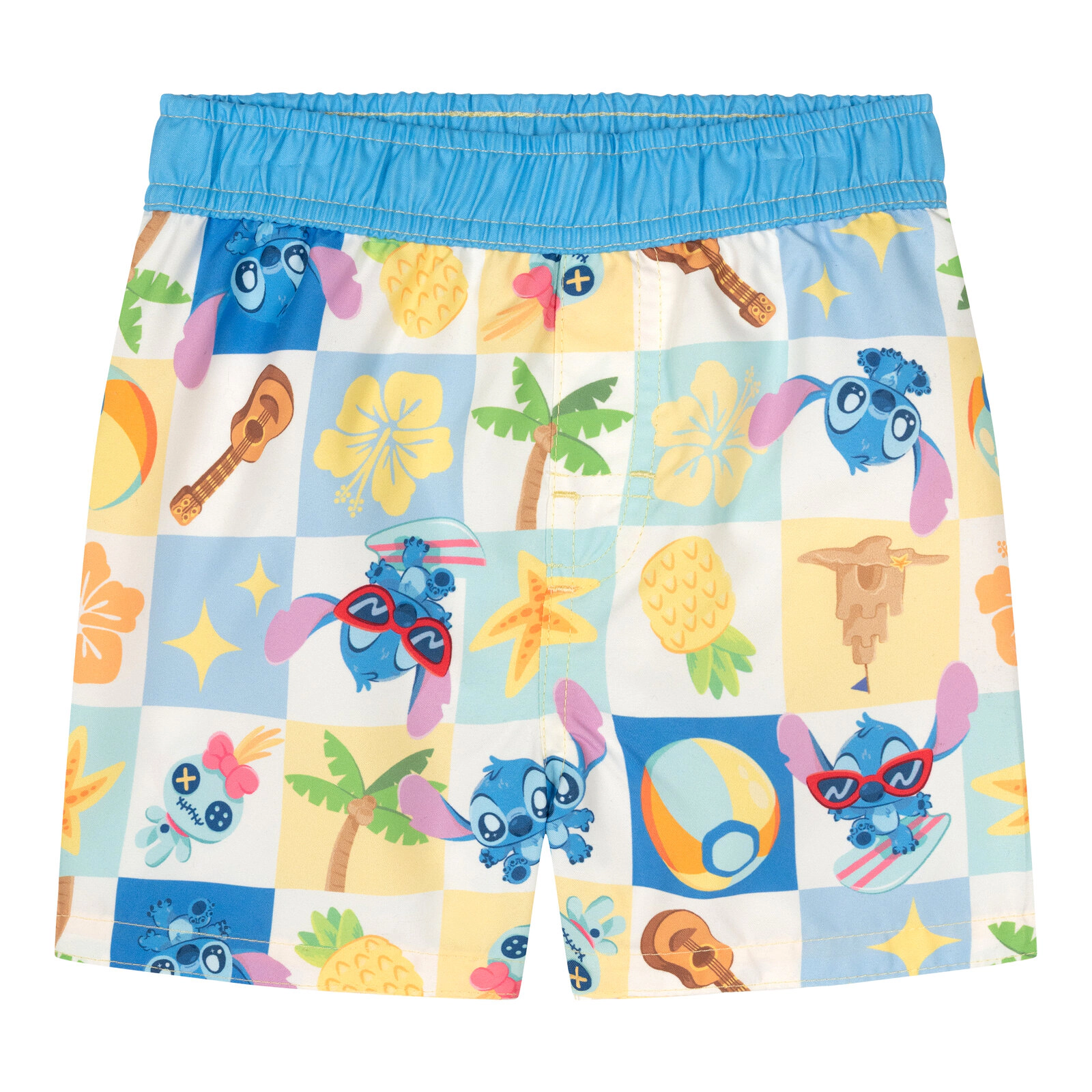 Disney Baby Boys' Swimwear 2-Piece Rash Guard and Swim Trunks Set