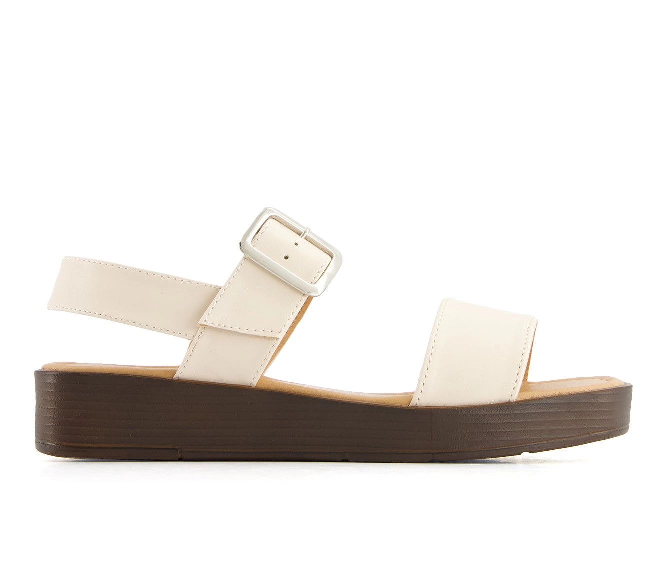 Andrea Womens Comfort Buckle Strap Sandals