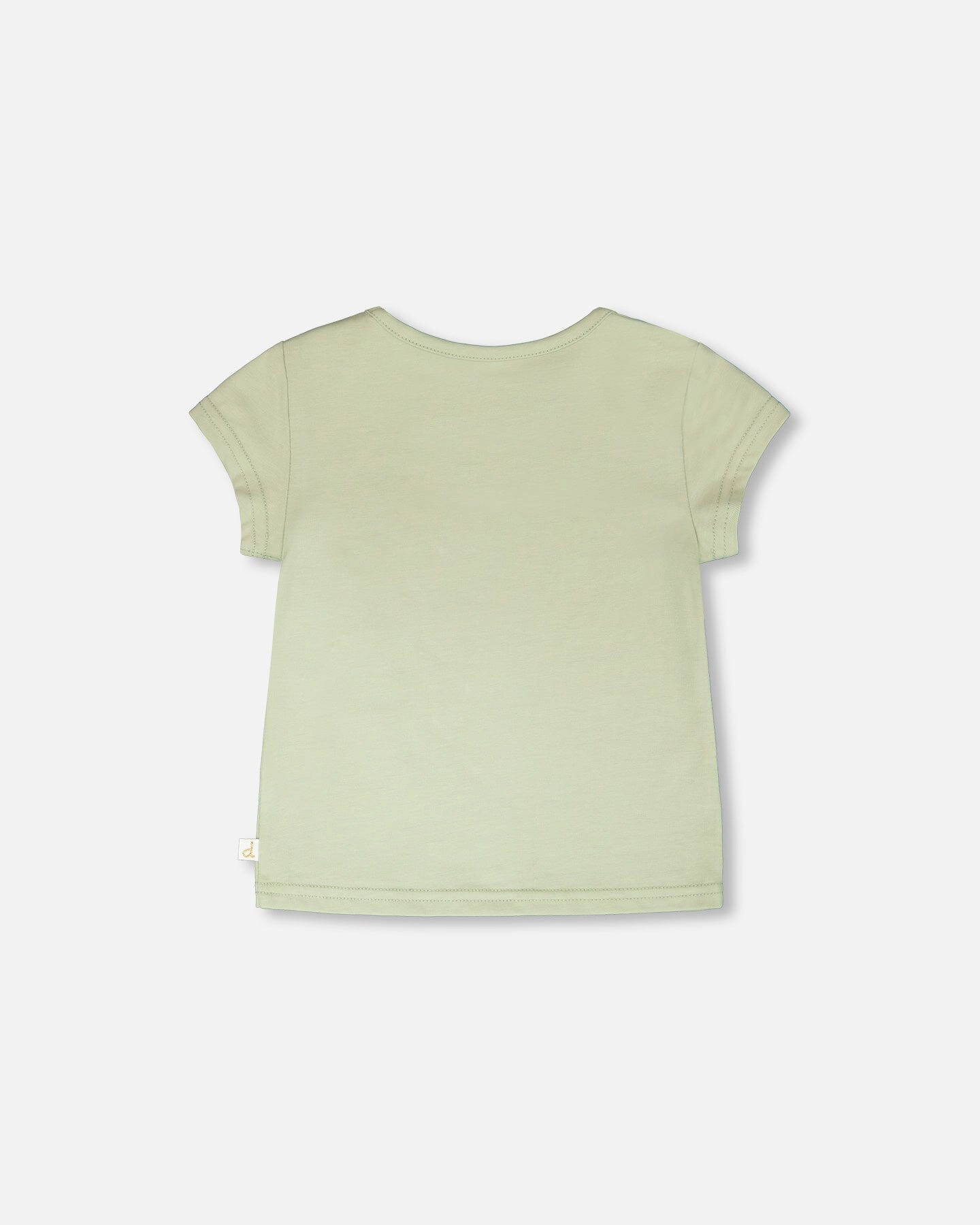 Deux par Deux Girls Organic Cotton Jersey Goose Graphic T-Shirt