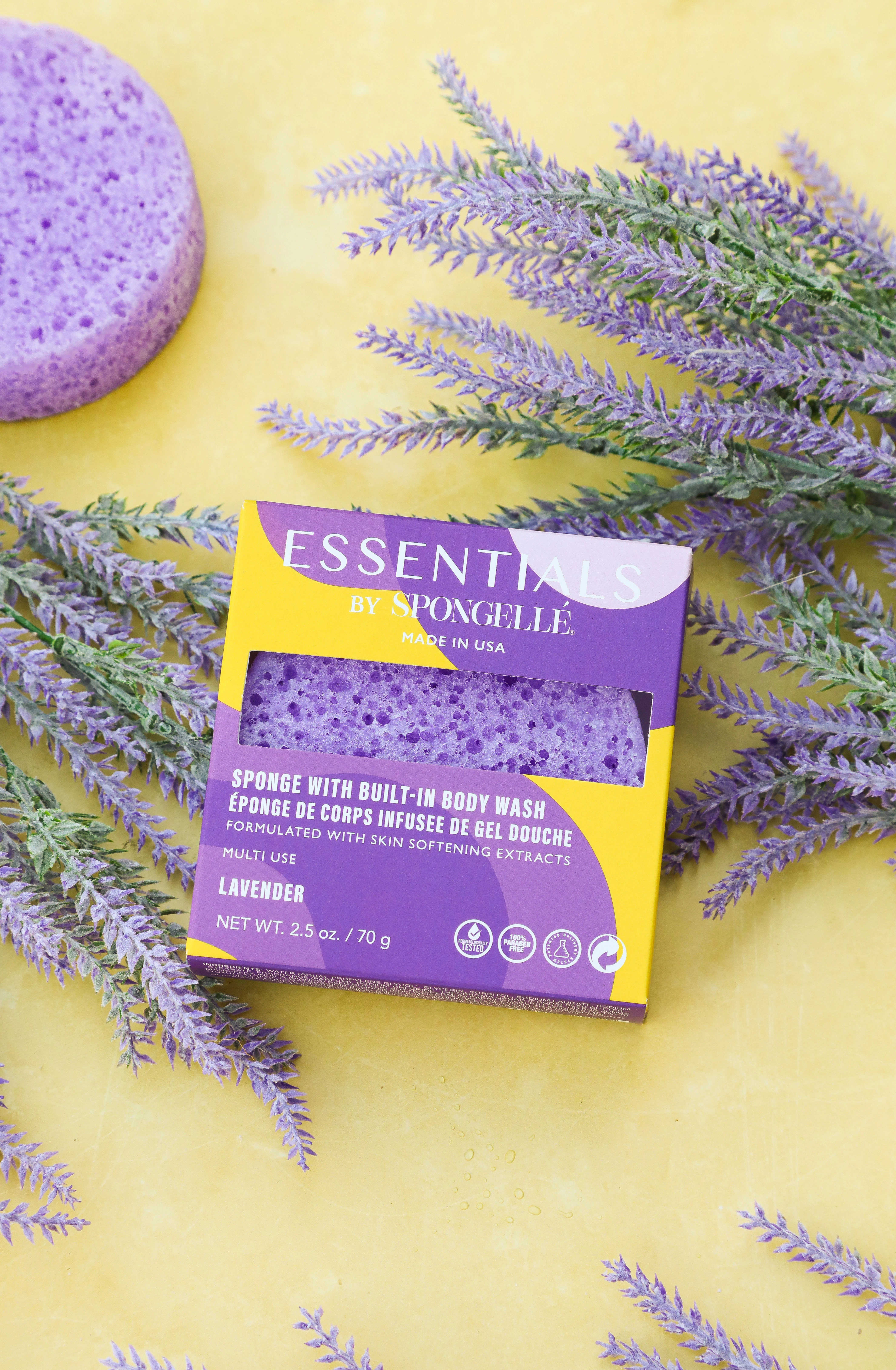 ESSENTIALS BY SPONGELLE - BODY BUFFER - LAVENDER