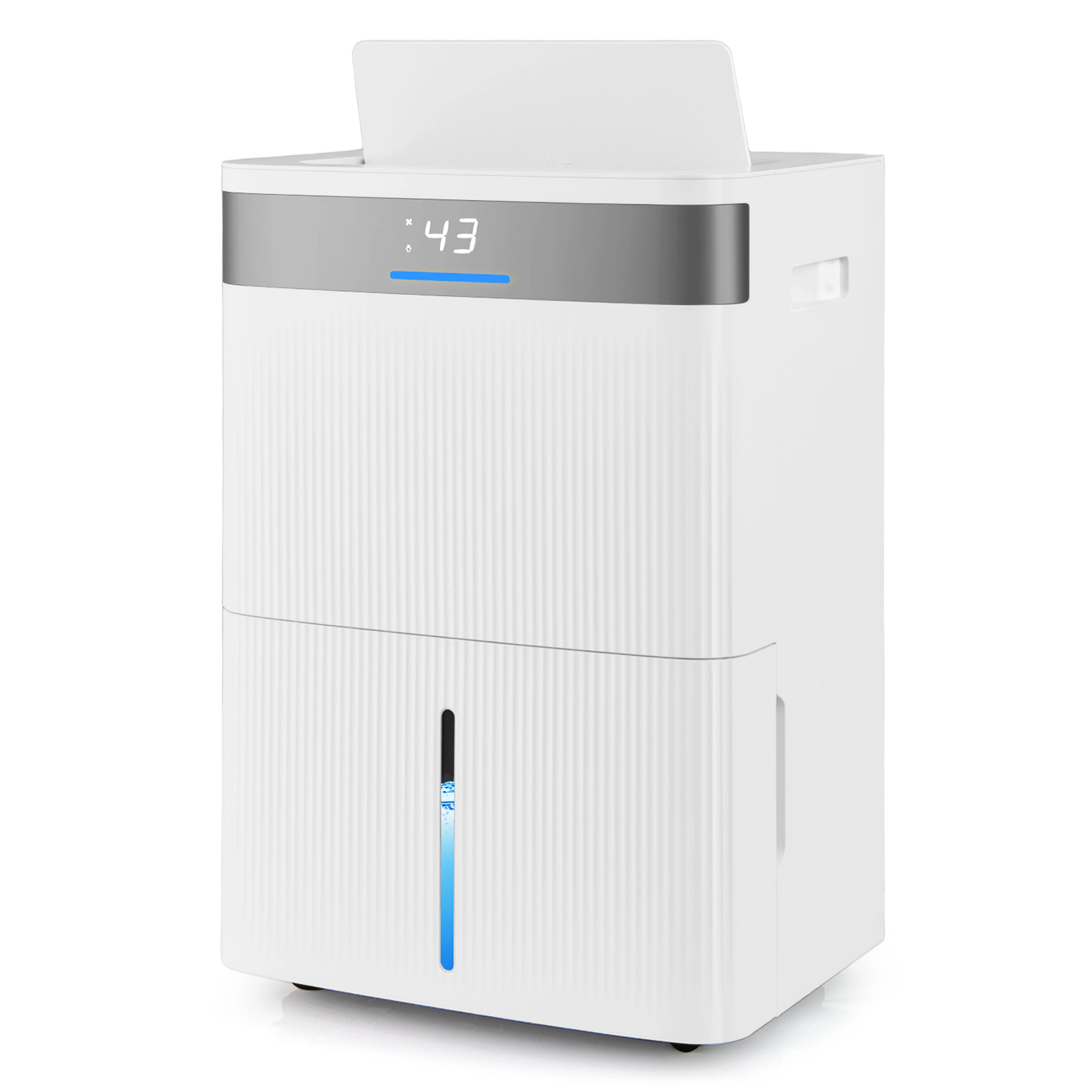 SlickBlue 96 Pint Dehumidifier for 5500 Sq.Ft with Smart Humidity Control and Display