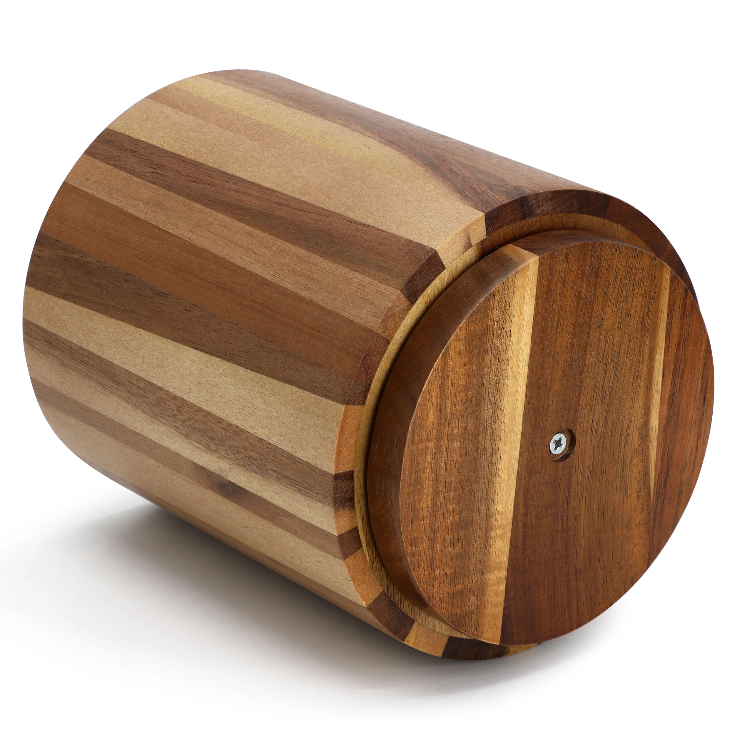MegaChef Acacia Wood 360 Rotating Utensil Holder