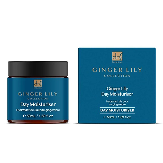 Dr Botanicals Gingerlily Day Moisturiser 50ml - Hydrating Brightening Day Cream