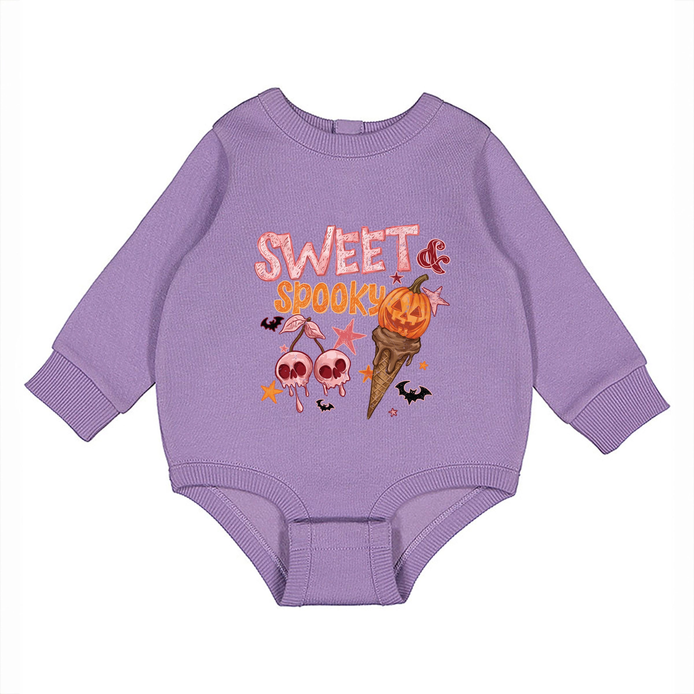 The Juniper Shop - Infant Fleece BodySuit Sweet Spooky