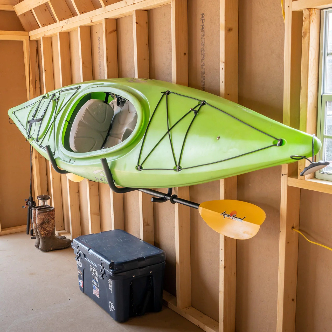 StoreYour Ozarks Swivel Kayak Rack, Holds 100 lbs