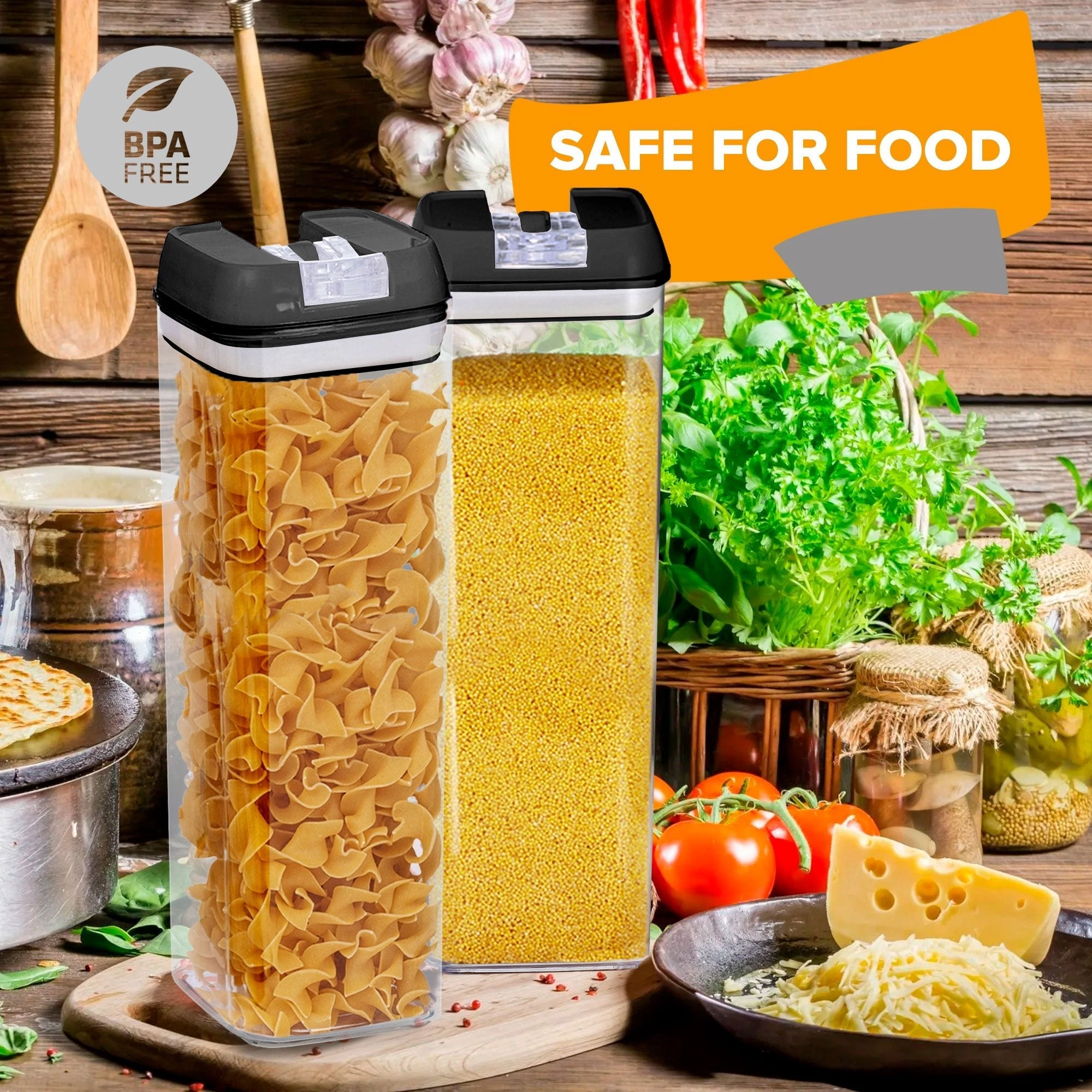 Cheer Collection One Size Airtight Food Storage Containers