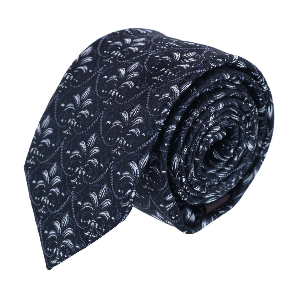 Trafalgar Domenico the Grande Damask Patterned Silk Necktie