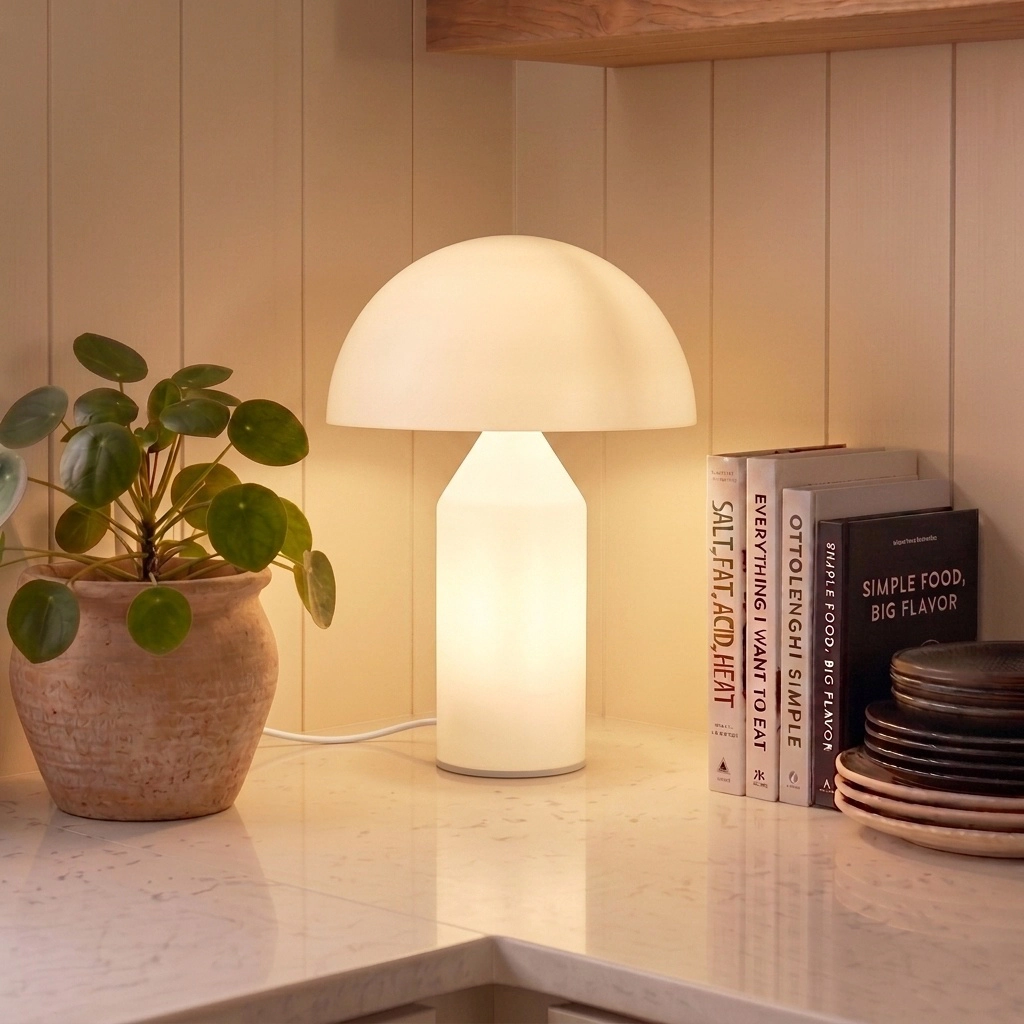 Brightech Venus Glass LED Table Lamp