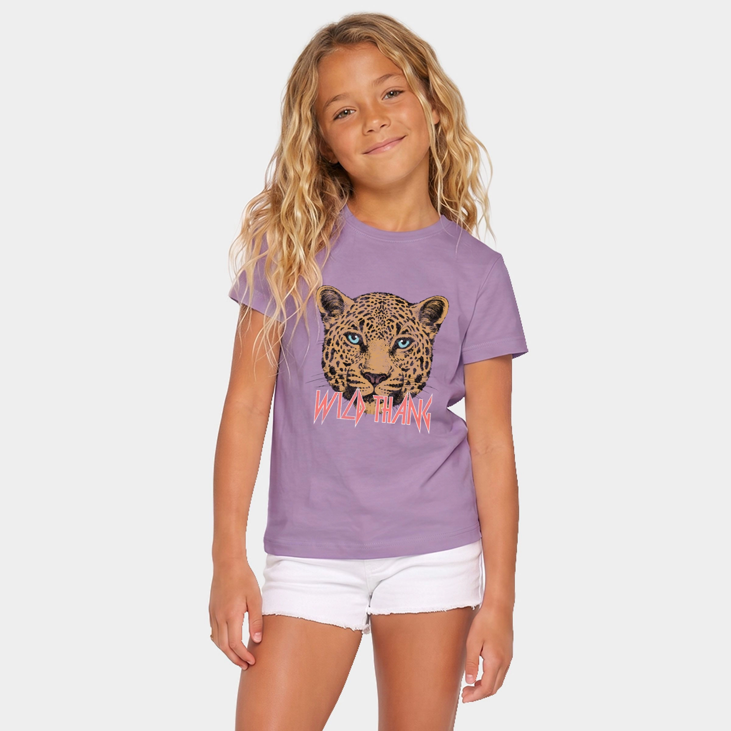 The Juniper Shop - Youth Short Sleeve Graphic T-Shirt Wild Thang Cheetah