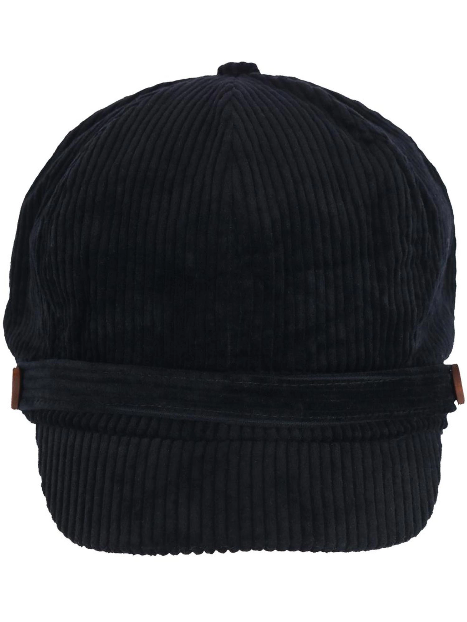 David & Young Women's Corduroy Cabbie Hat with Buttons