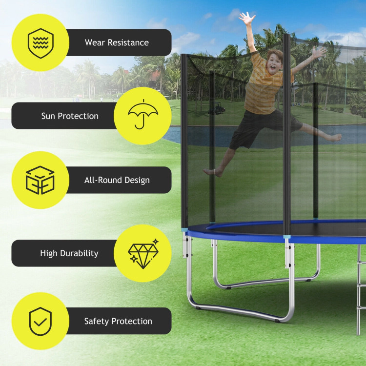 Hivvago Trampoline Safety Replacement Protection Enclosure Net
