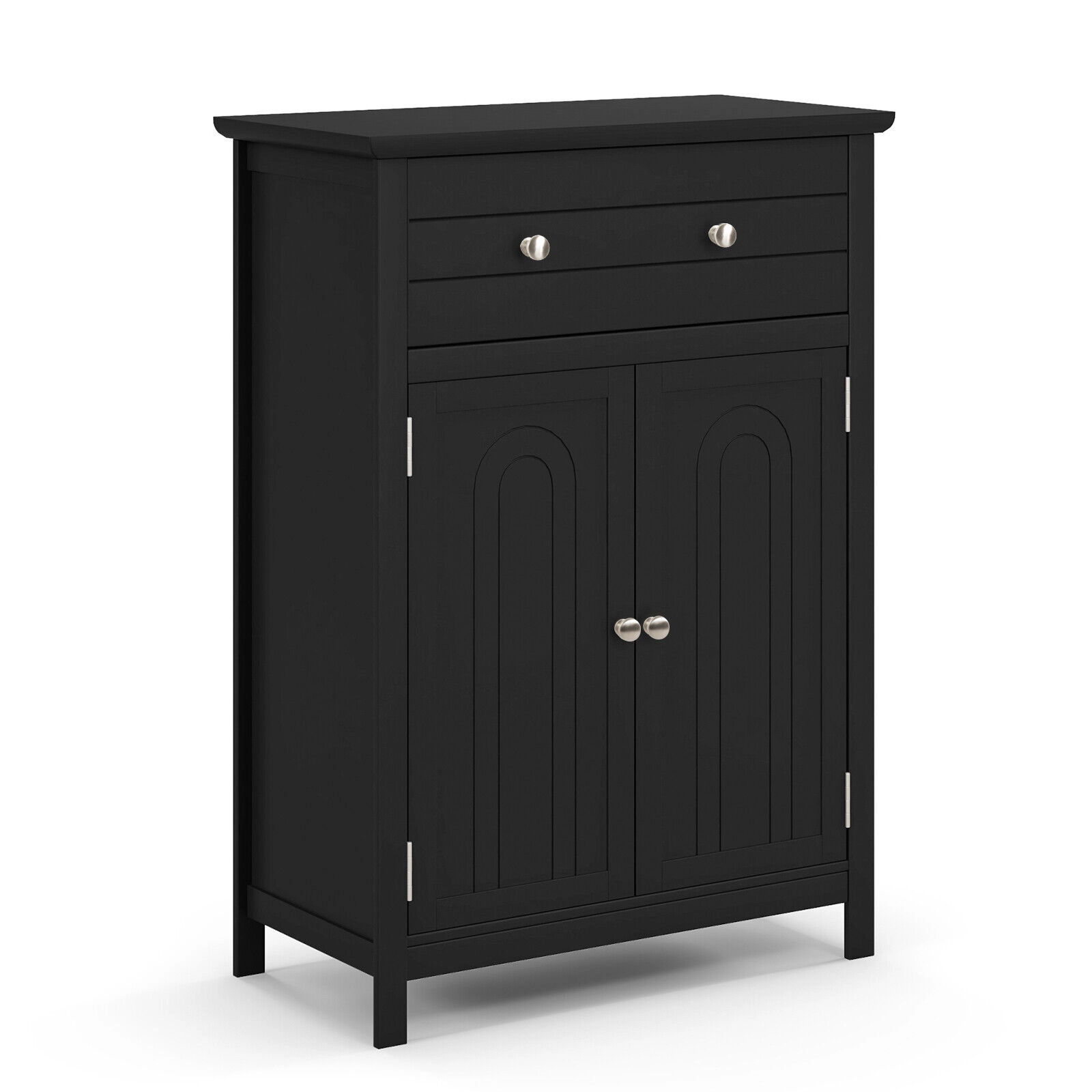 SlickBlue Bathroom Storage Cabinet with Drawer, Doors & Adjustable Shelf
