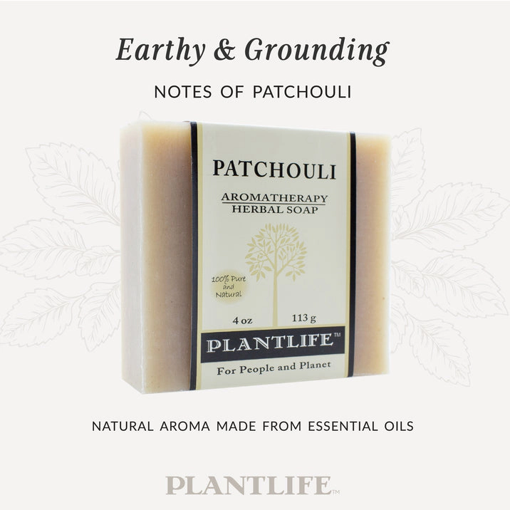 Plantlife Patchouli Aromatherapy Herbal Soap