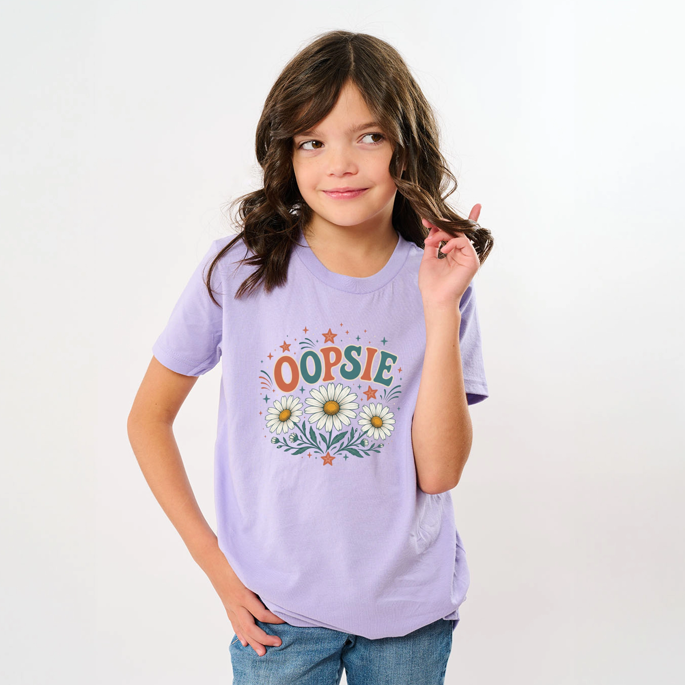 The Juniper Shop - Youth Short Sleeve Graphic T-Shirt Oopsie Daisy Stars