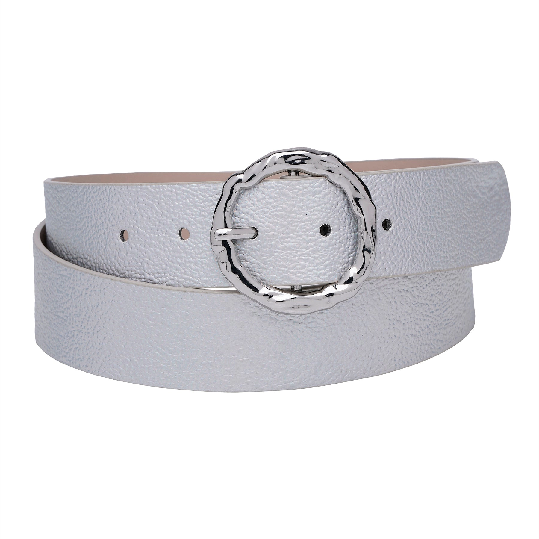 AGP PARIS Womens Wide Shiny Belt