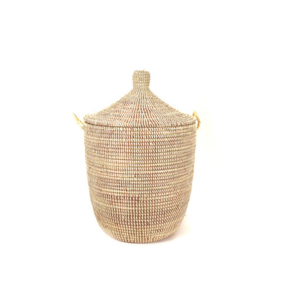 Mbare Dou Lid Storage Basket Monochrome