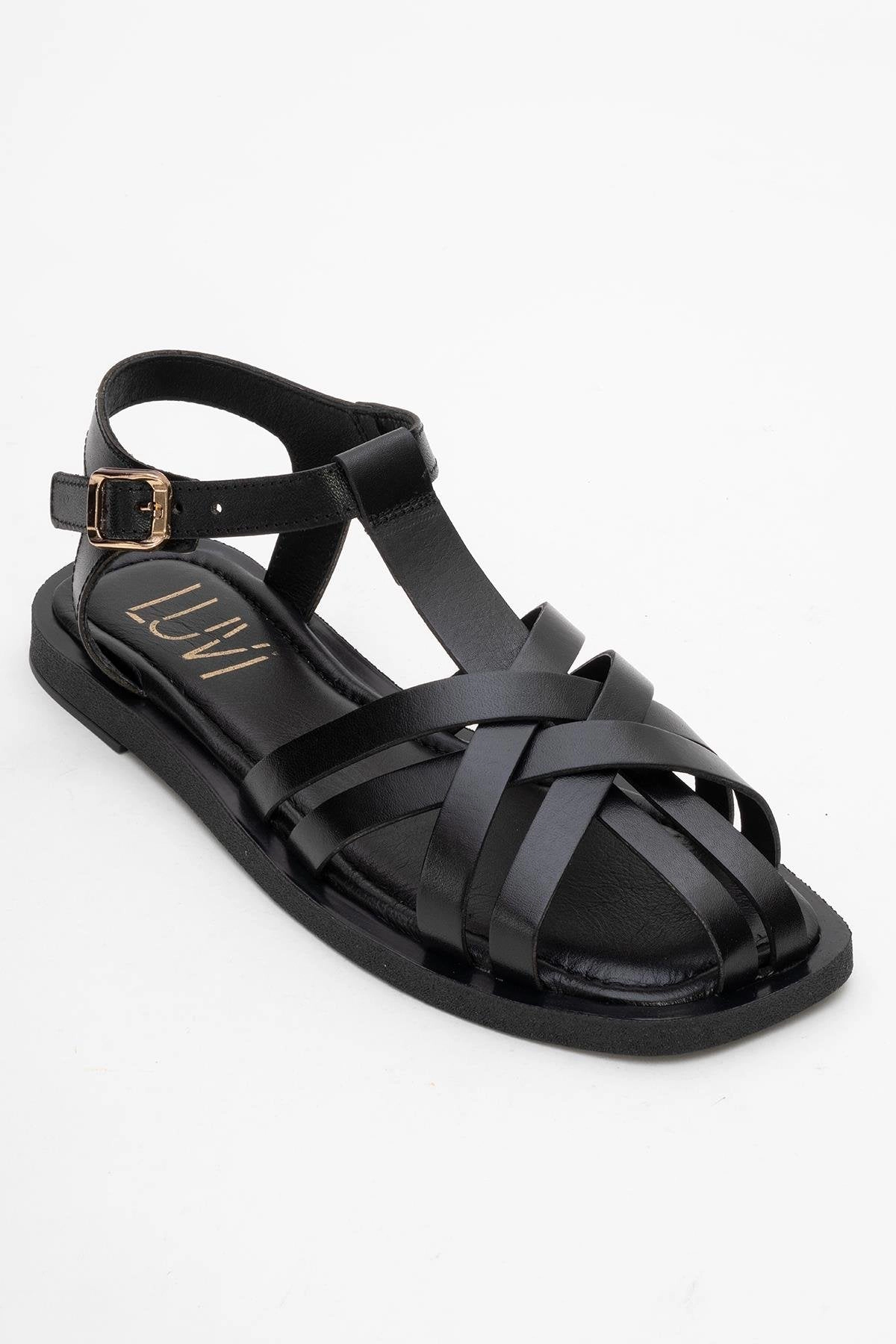 Forever & Always Womens Andres Leather Sandals