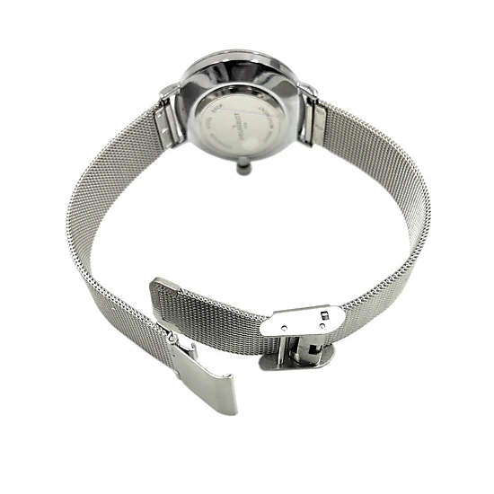 Peugeot Women's 30mm Blue Sleek Stainless Steel Mesh Band Watch