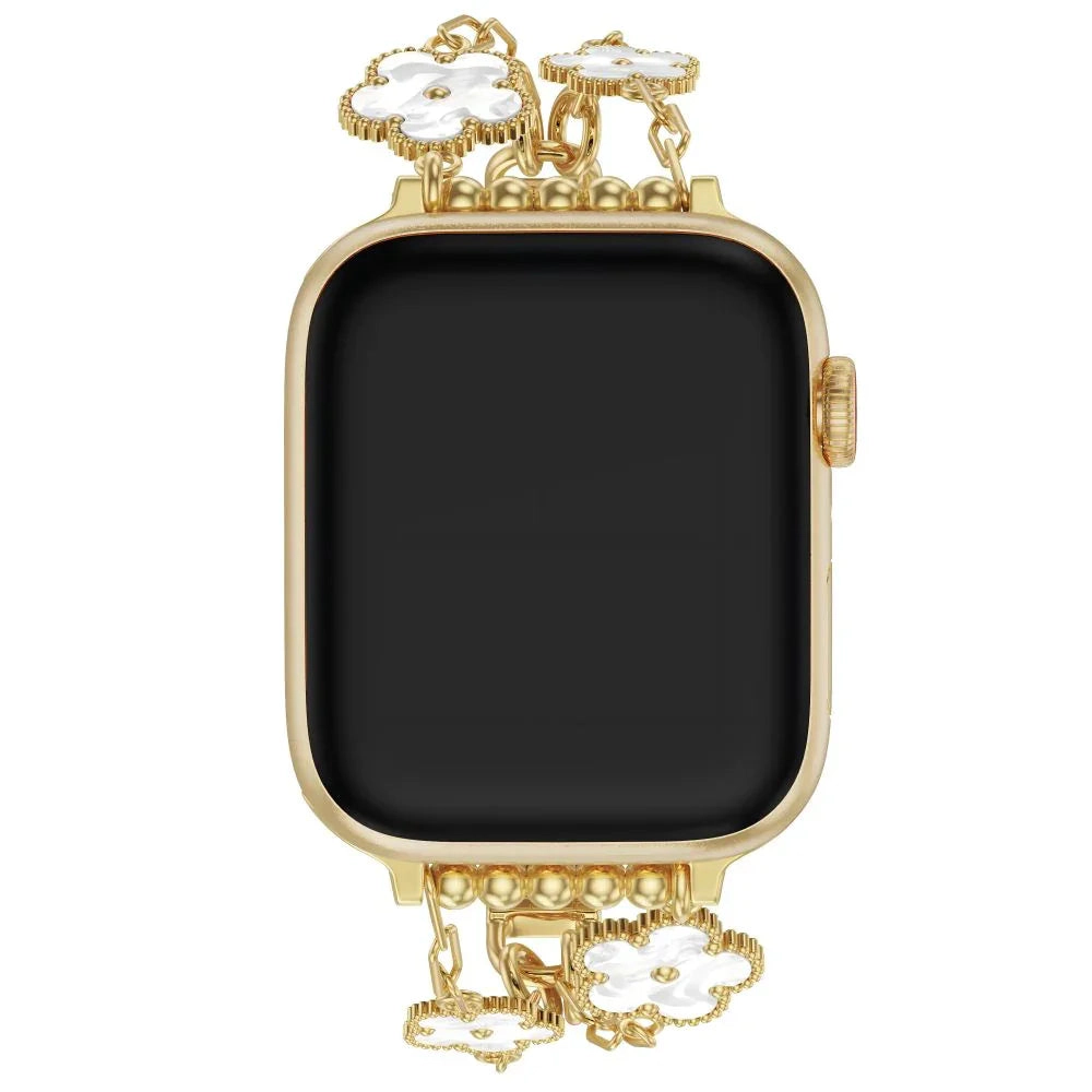 Posh Tech Womens Flora Stainless Steel Band for Apple Watch