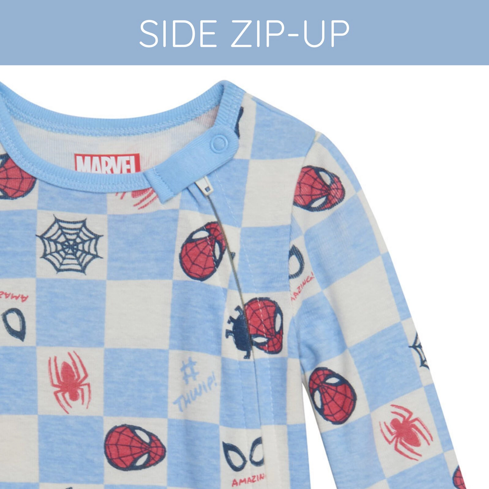 Marvel Spider-Man Baby 2-Pack Footed Sleep N' Play