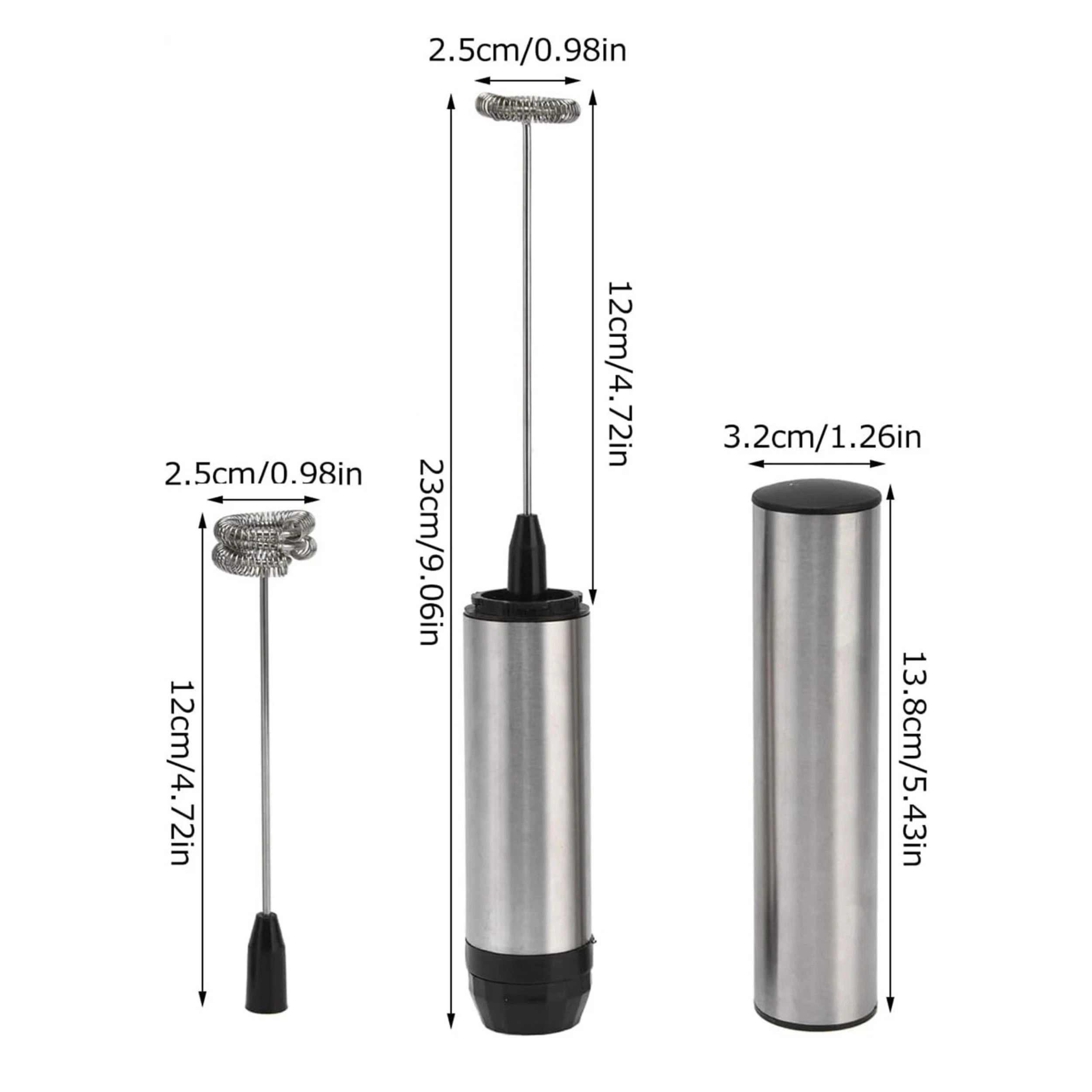 Home Collection Electric Milk Frother & Handheld Whisk