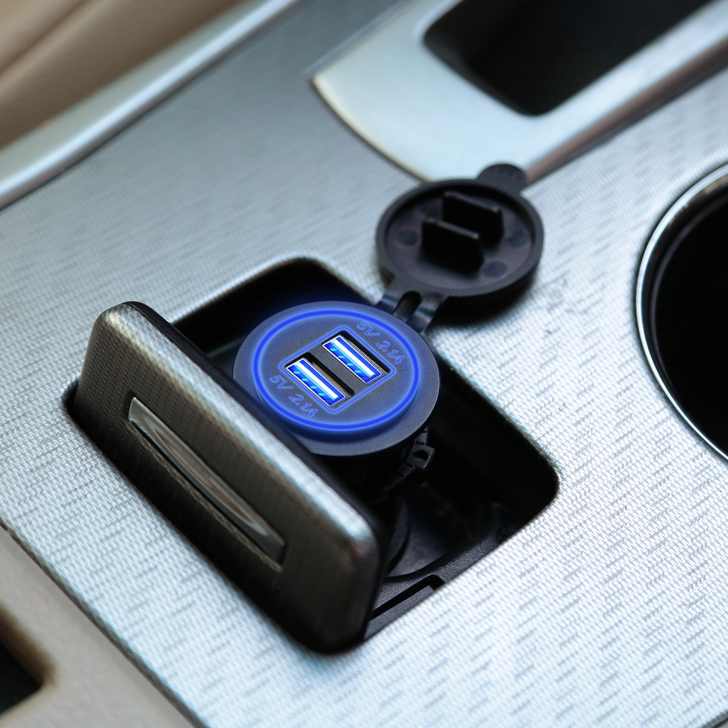 GBruno Waterproof Dual USB Car Charger Adapter