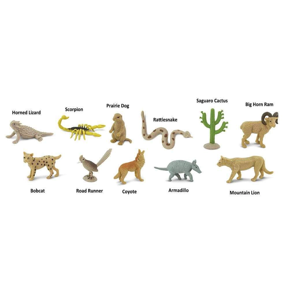Safari Ltd. - Desert TOOB - contains 11 Mini Figurines