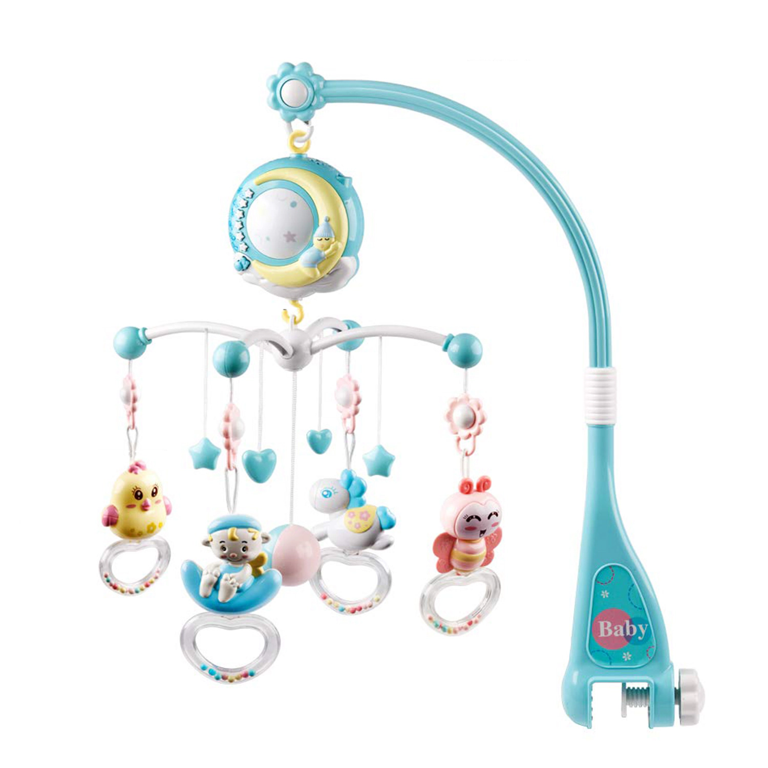 GBruno Kids' Musical Crib Mobile With Star Projector