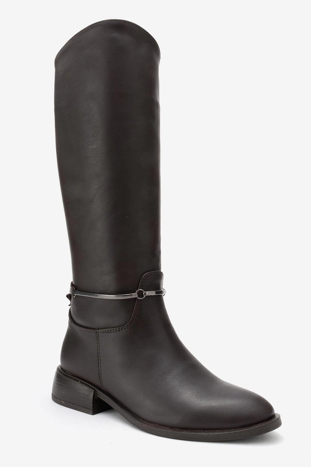 Forever & Always Womens Ansel Leather Riding Boot