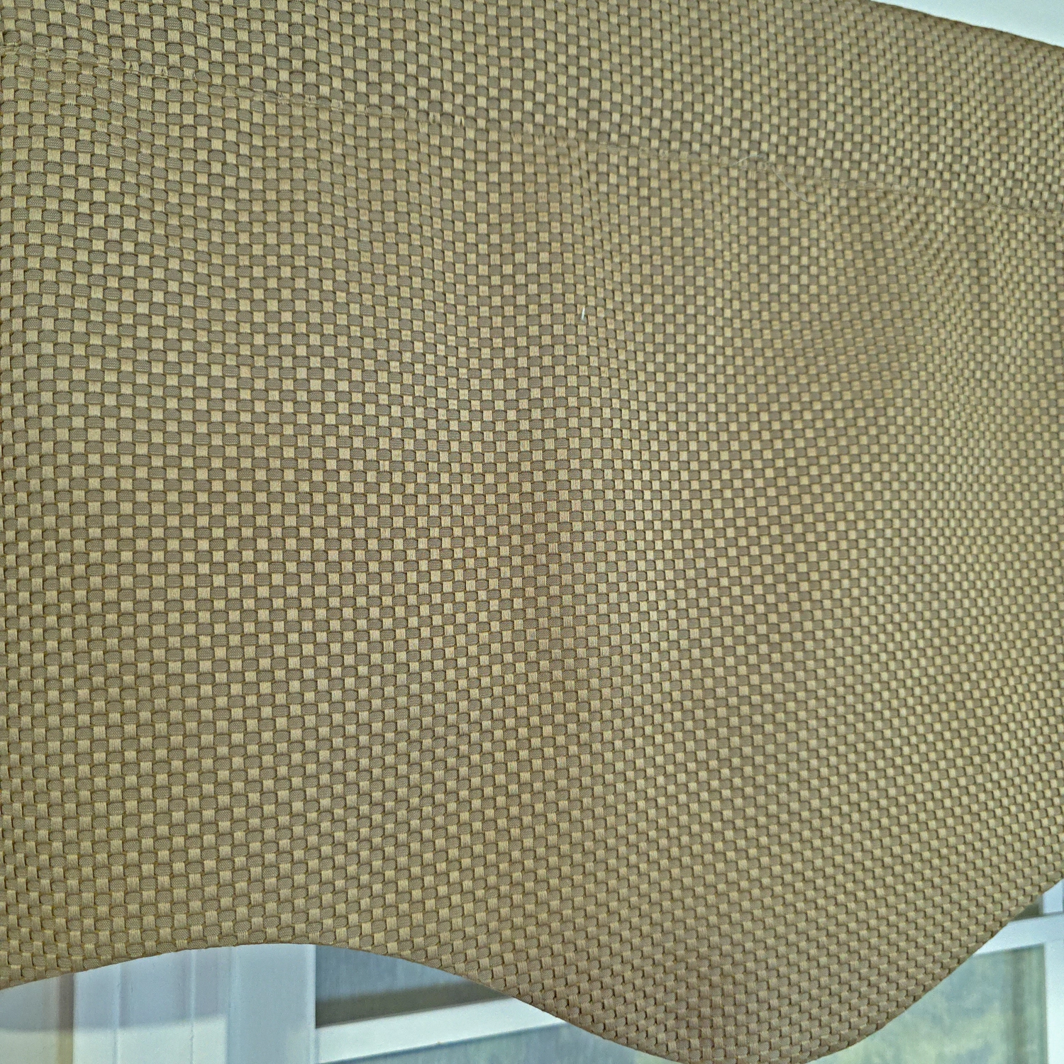 RLF Home 100% Cotton Basket Weave Regal With Poly/Cotton lining Rod Pocket Valance 50" x 15" Loden