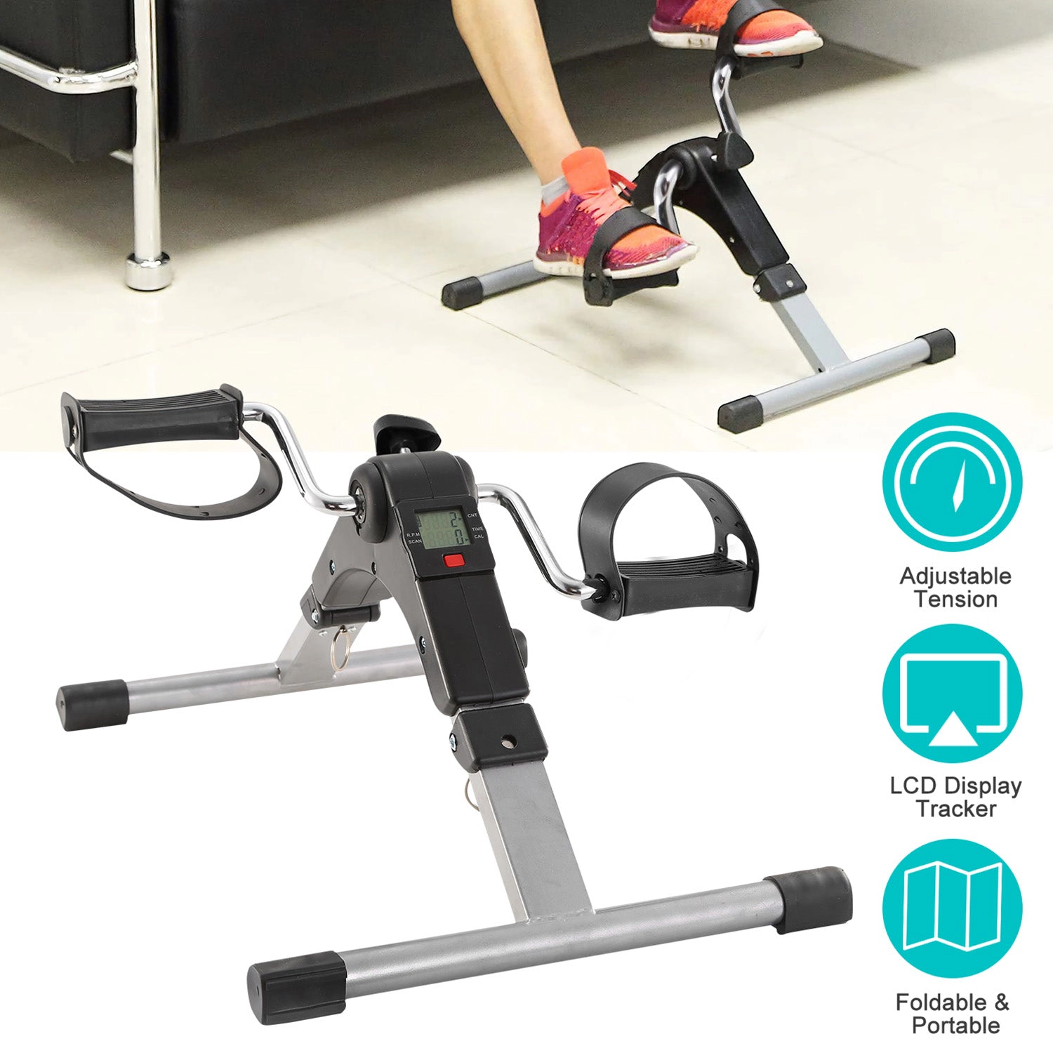IMounTEK Unisex Foldable Pedal Exerciser