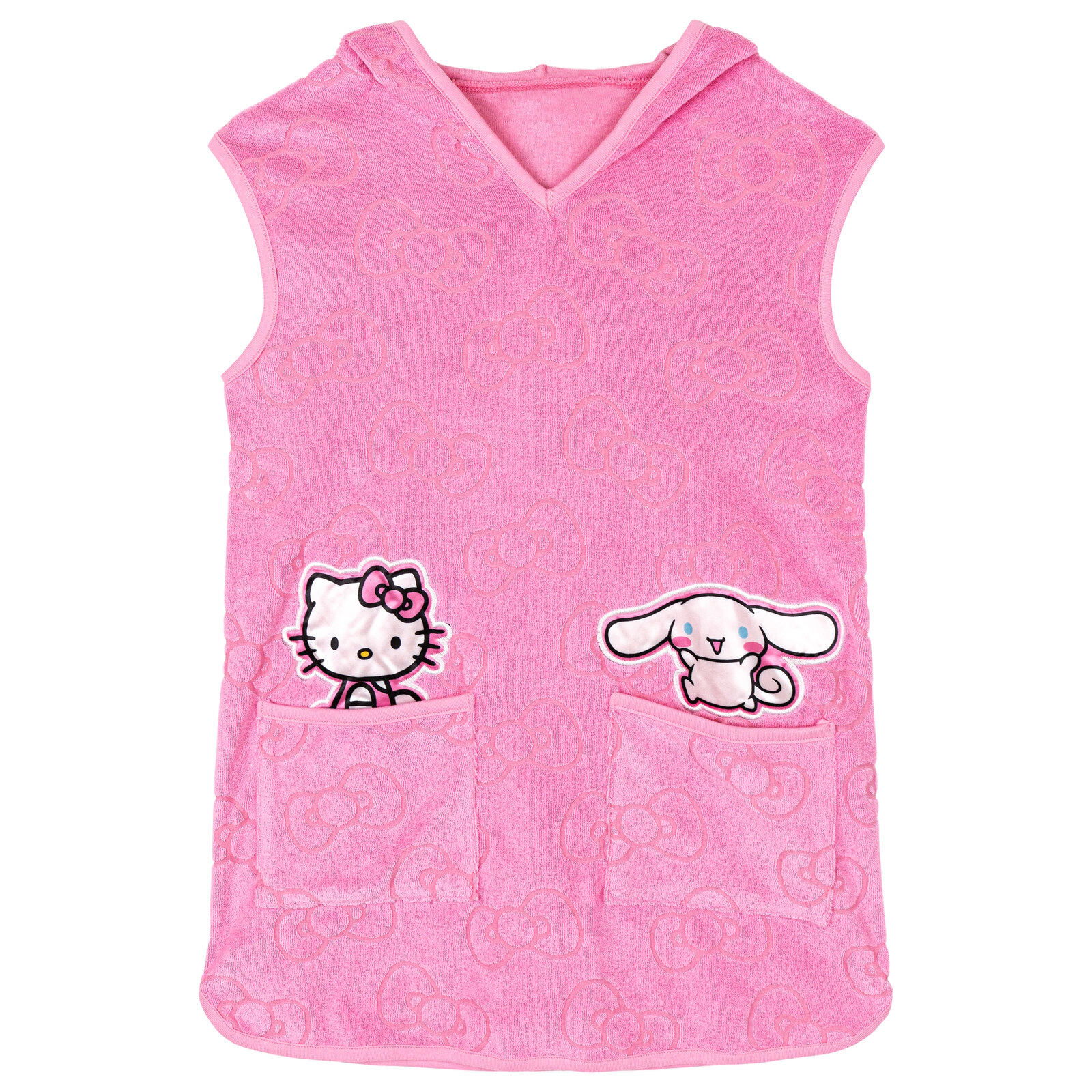 Hello Kitty Girls' Sleeveless Hooded Swim Coverup