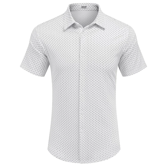 COOFANDY Men's Regular Fit Short Sleeve Camp Shirt