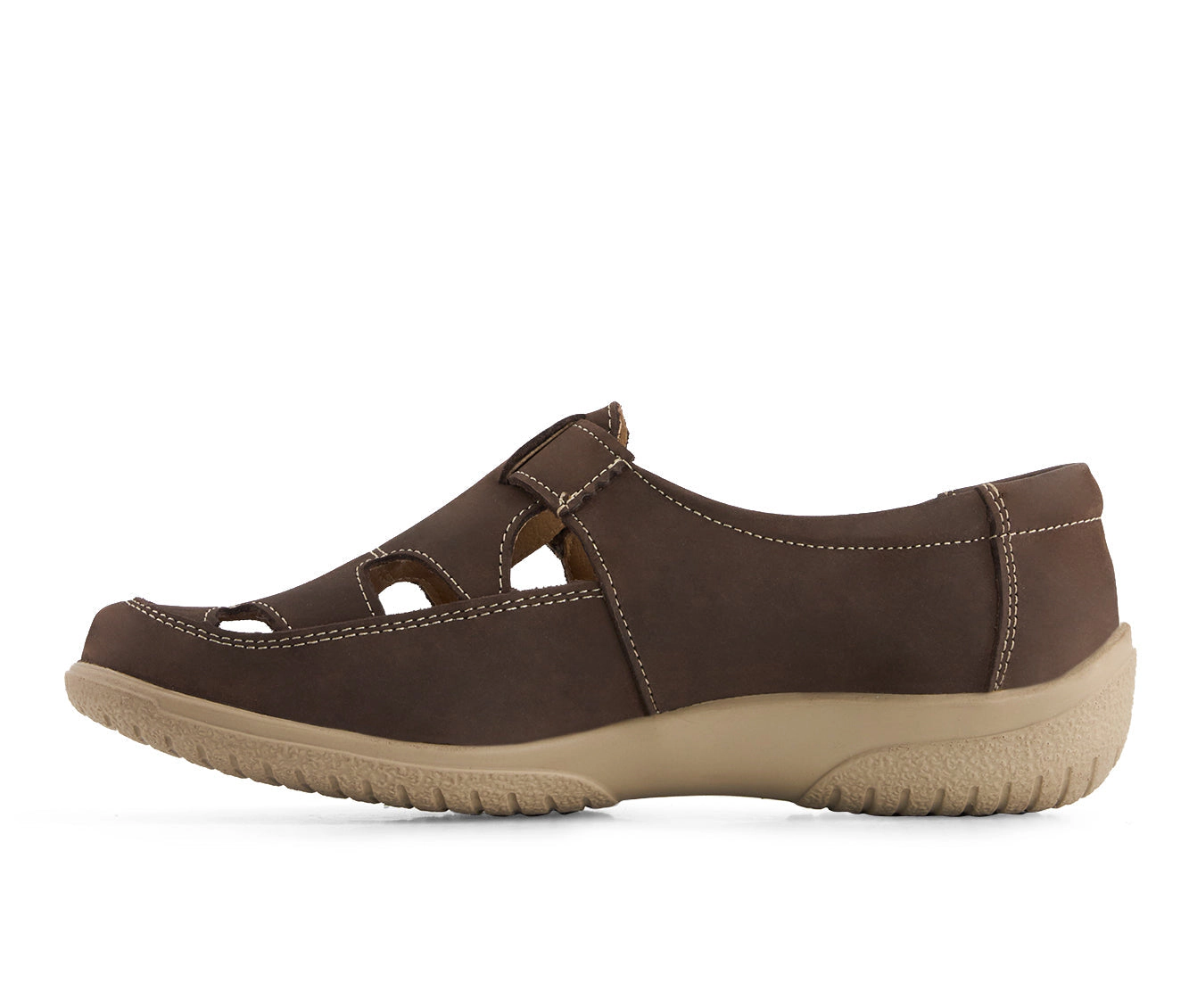 Andrea Womens Comfort Leather Slip On Shoes