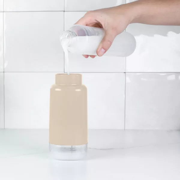 OU 17oz Dish Soap Dispenser, Kitchen & Bathroom Hand Pump Compatible with Gel Soaps