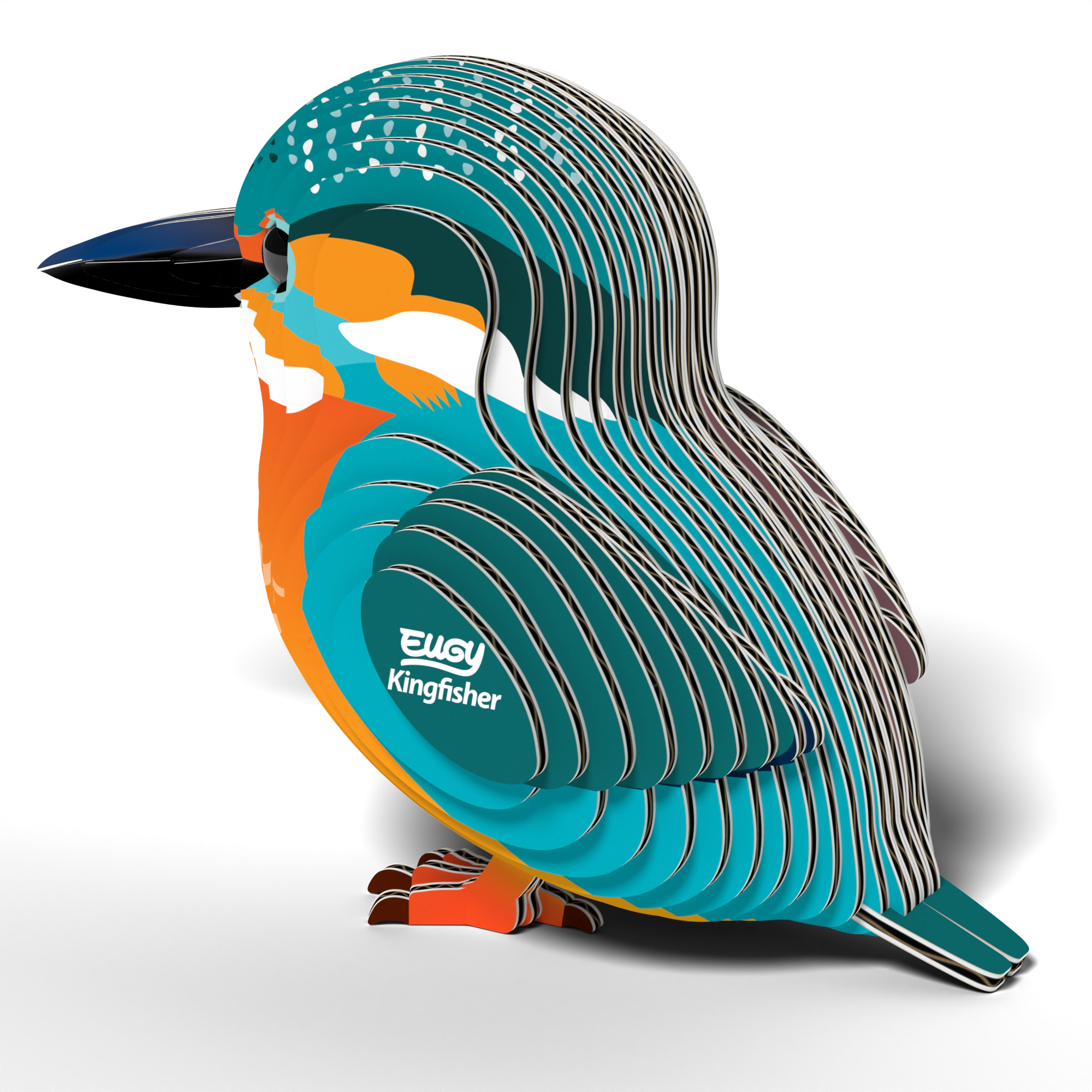 EUGY Kingfisher 3D Puzzle - contains 29 puzzle pieces