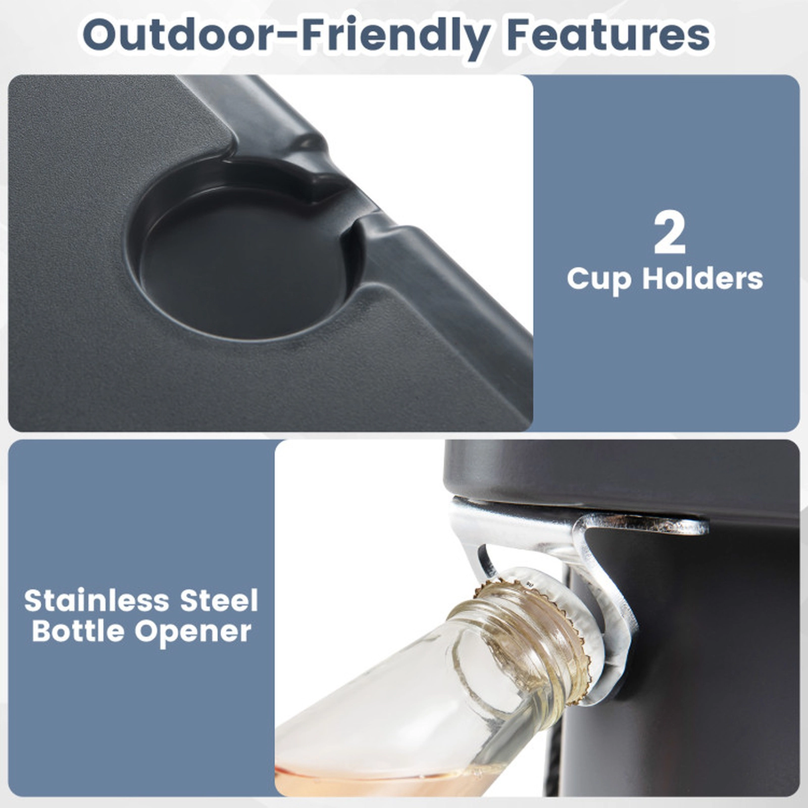 SUGIFT 75-Quart Gray Rolling Hard Cooler with 6-Day Ice Retention 34.5-in W 17.5-in D 20-in H 440-lb Lid Capacity