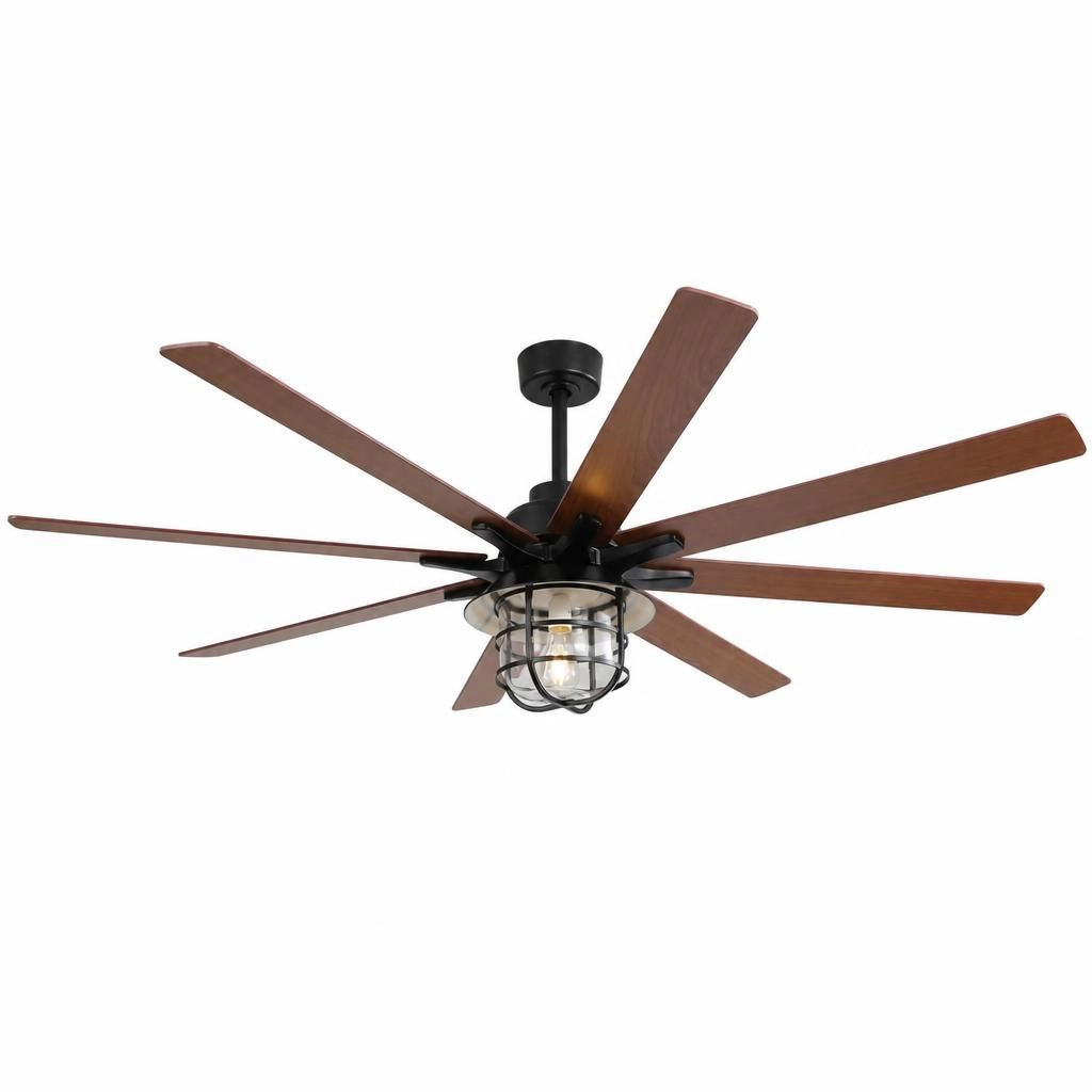 ELEMENT ACE Round Low Profile Plywood Ceiling Fan