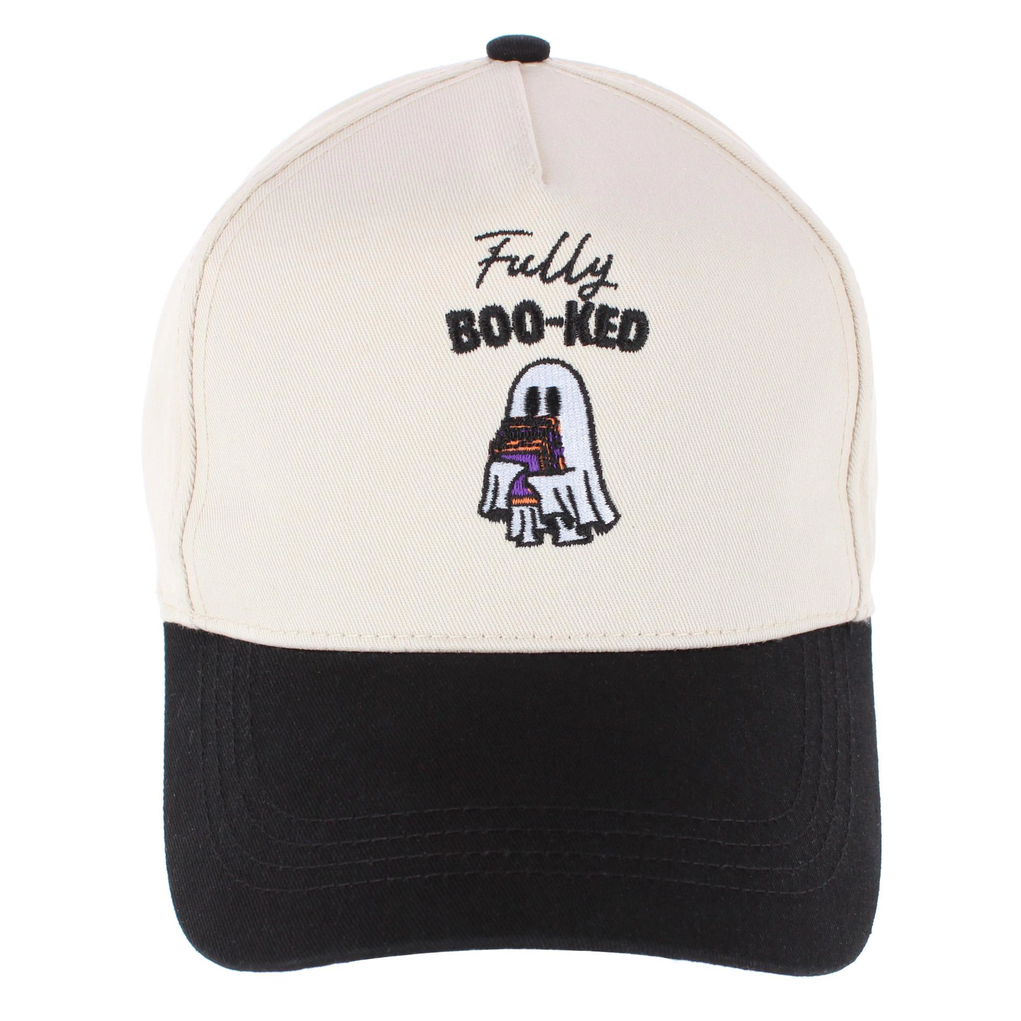 CTM Women's Fully Boo-ked Two-Toned Trucker Cap