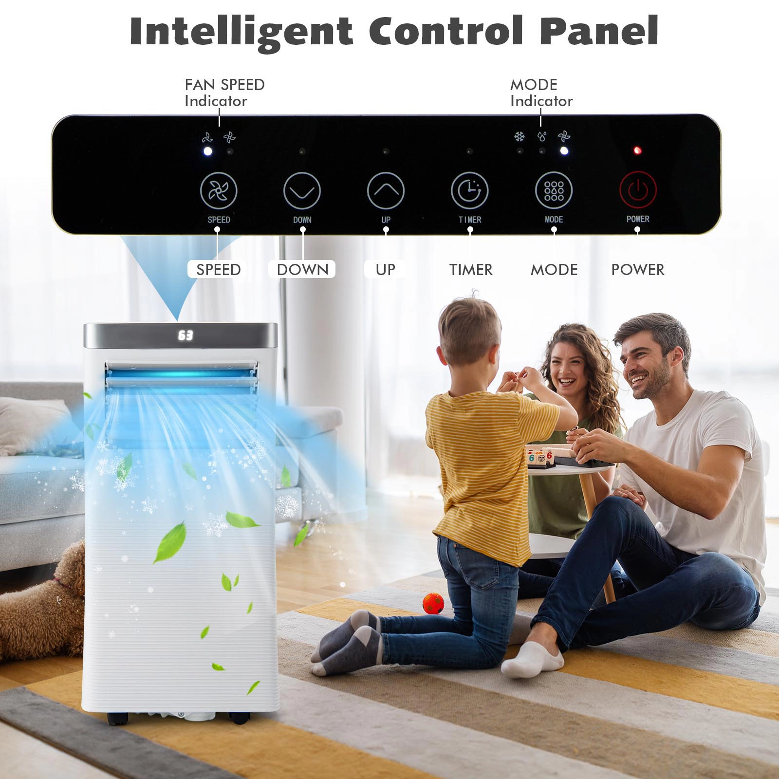 SlickBlue Unisex Portable 10000 BTU Air Conditioner